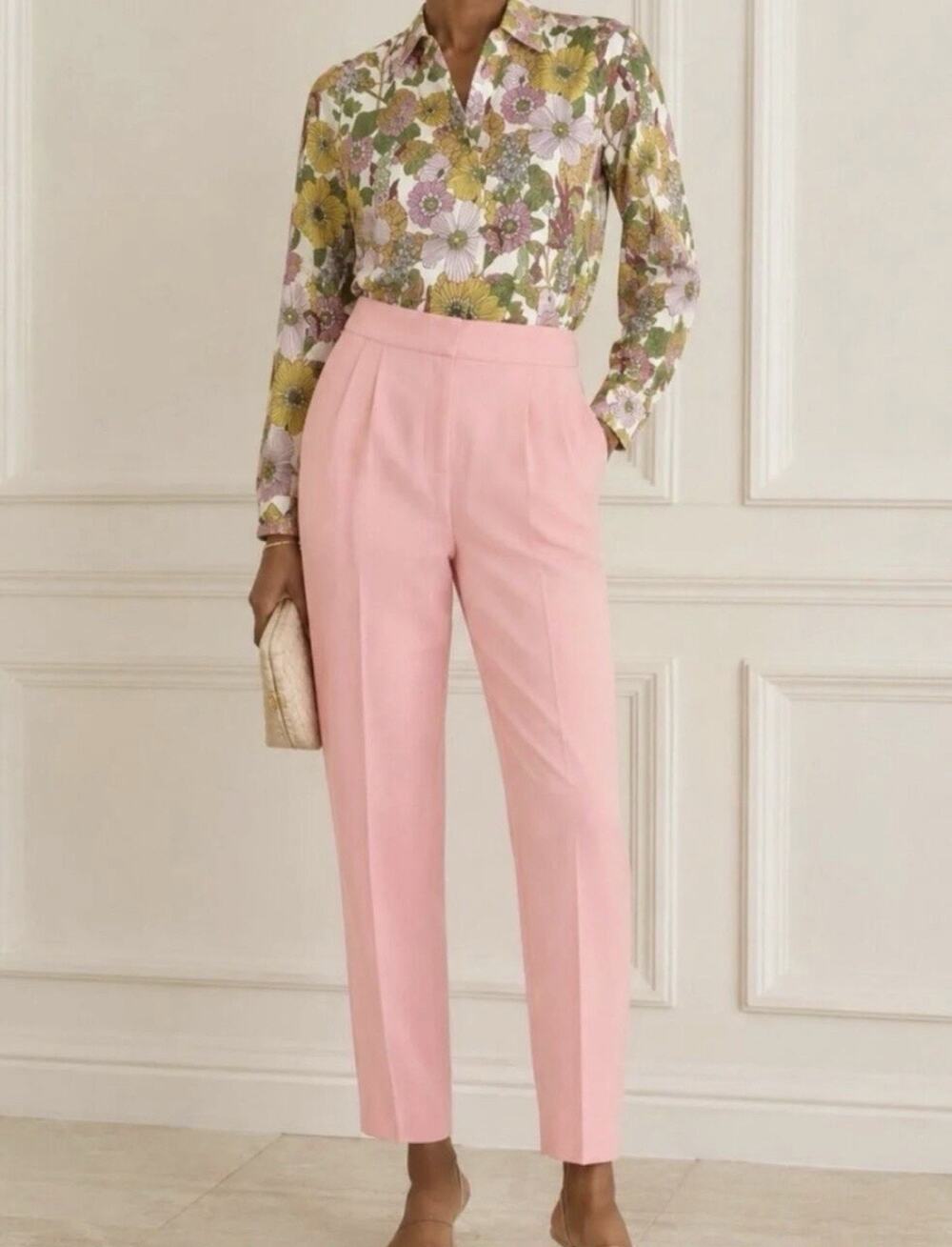 NEW Tuckernuck Wildflower Fields Adalie Jumpsuit Pink Floral Size 6